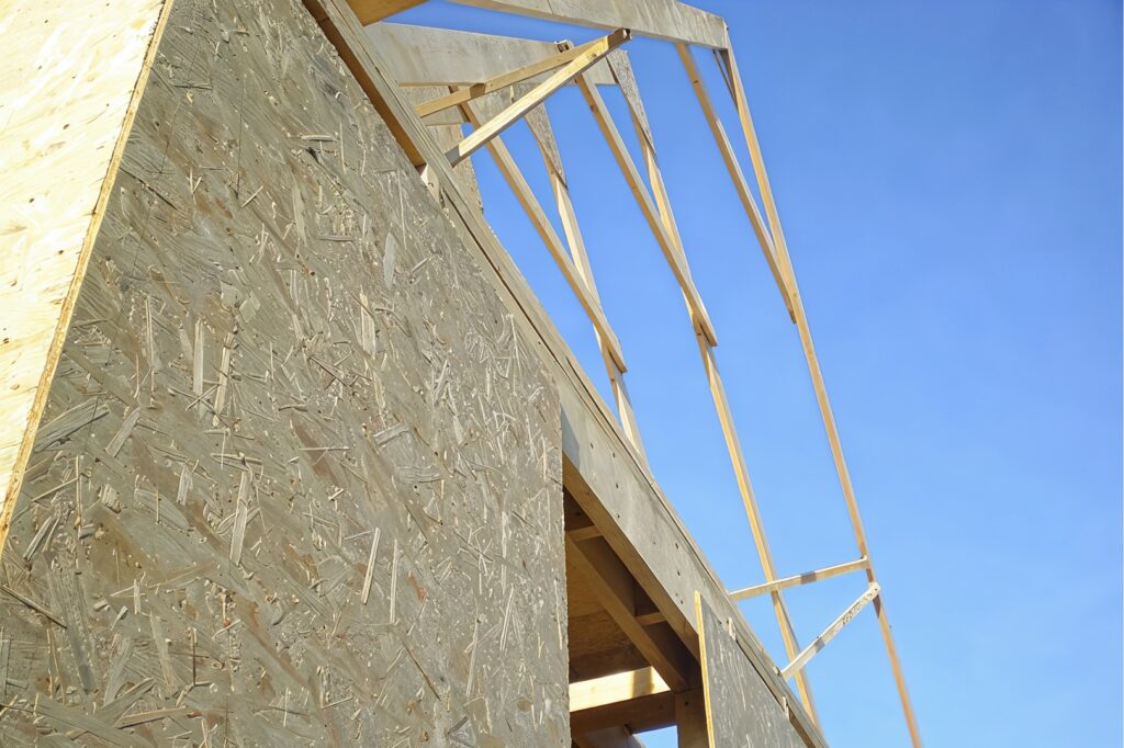 Ściana z płyt wiórowych